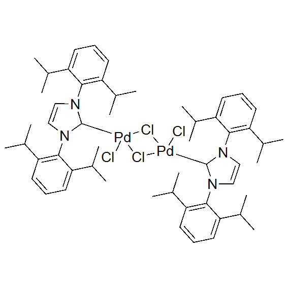 二氯-[1,3-双(二异丙苯基)咪唑-2-基]钯(II)二聚体, [(IPr)PdCl2]2